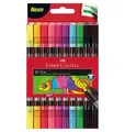 Produktbild: 2 bis 30x FABER-CASTELL Doppelfasermaler Neon, 10er Etui - SPARE BIS ZU 56%