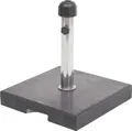 Produktbild: Sonnenschirmständer MCW-F92, Schirmständer Schirmhalter, Granit  24kg eckig schwarz