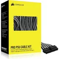 Produktbild: Corsair Premium Individually Sleeved DC Cable Pro Kit, Type 5 (Generation 5), BLACK/WHITE (CP-8920294)