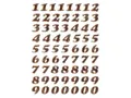 Produktbild: HERMA 4193 Sticker Etiketten Zahlen gold 8 mm