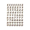 Produktbild: 3 bis 60x HERMA Zahlen-Sticker 0-9, Prismaticfolie gold glitzernd BIS 70% RABATT