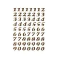 Produktbild: HERMA - Etikett 4193 8mm Zahlen 0-9 Goldfolie 64 Stück
