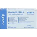Produktbild: Romed Alcohol Swabs 2-ply 65 x 30mm Alcohol Swabs 100 Pieces (42541322)