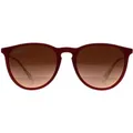 Produktbild: Ray-Ban RB4171 Erika 6815A5 poliertem Gummi violett rosa Farbverlauf braun Sonnenbrille