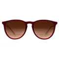 Produktbild: Ray-Ban RB4171 Erika 6815A5 Gummi violett rosa Farbverlauf braun Sonnenbrille
