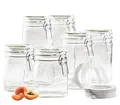Produktbild: Mäser Gothika Vorratsglas-Set mit Deckel, Glas, 750 ml - 1,45 l