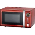 Produktbild: Melissa Mikrowellenherd / 700 W / 20 L Fassungsvermögen / 12 Programme / 5 Leistungsstufen / Auftauen / 60-minuten-timer / Chilirot
