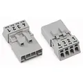 Produktbild: WAGO 890-274 Netz-Steckverbinder WINSTA MINI Stecker, gerade Gesamtpolzahl: 4 16 A Hellgrün 50 St.
