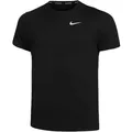 Produktbild: Nike Miler Laufshirt Herren - schwarz, grau, Größe M (auch verfügbar in S)