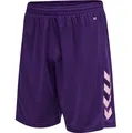 Produktbild: hummel Sporthose hmlCORE XK Poly Shorts (robuster Doppelstrick, ohne Seitentaschen) kurz violett Herren, Größe: S