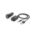 Produktbild: Hama Bluetooth®-Freisprecheinrichtung für Kfz mit AUX-In BT Audio Adapter USB-Adapter 3,5-mm-Klinke, 100 cm