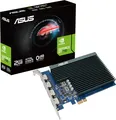 Produktbild: ASUS GeForce GT 710 2GB GDDR5 Grafikkarte - 2GB GDDR5, VGA, DVI, HDMI