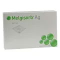 Produktbild: MELGISORB Ag Verband 5x5 cm 10 St