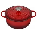 Produktbild: LE CREUSET Bräter Signature 24 cm - Bräter - kirschrot