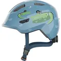 Produktbild: ABUS Kinderhelm Smiley 3.0 - Fahrradhelm mit tiefer Passform, kindergerechten Designs & Platz für einen Zopf - für Mädchen und Jungs - Hellblau ... - Hellblau