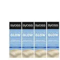 Produktbild: SALE | 4x100ml syoss Color Glow Pflegende Haartönung Platin Blond Glanz & vegan