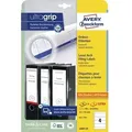 Produktbild: AVERY Zweckform ultragrip Ordneretiketten L6061-25 Selbsthaftend DIN A4 Weiß 5,9 x 19,2 cm 30 Blatt à 4 Etiketten