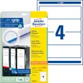 Produktbild: Avery Zweckform L6061, ultragrip, 25 Ordner-Etiketten, 59 x 192 mm 163859