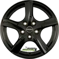 Produktbild: Borbet TL black glossy 5-Speiche 5.5x15 ET46 - LK5/112 ML66.6 Felge Alu