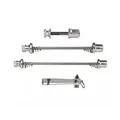 Produktbild: Set Aushängen Rasche Mit Stick Anti-diebstah Silber 321030 TRANZX Räder