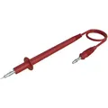 Produktbild: Pl 3 Rot / Red Messleitung 4 Mm-stecker Lamellenstecker 4 Mm 1.00 M Rot 1 St. - Sks Hirschmann