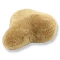 Produktbild: Reissner Lammfelle Fahrradsattel Bezug Fahrradsattelüberzug aus Merino Lammfell FSB-A-3 Hellbraun Camel 28x15cm