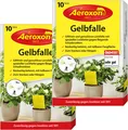 Produktbild: Aeroxon Gelbtafeln Gelbfalle 20x Gelbsticker Insektenschutz Fliegenschutz Garten