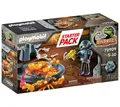 Produktbild: PLAYMOBIL Dino Rise 70909 Starter Pack Kampf gegen den Feuerskorpion, Spielzeug