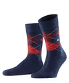Produktbild: Burlington Herren Socken Preston M So weich und warm gemustert 1 Paar, Blau Steel Blue 6155, 46-50