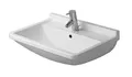Produktbild: Duravit Waschtisch STARCK 3 mit Überlauf, Hahnlochbank, 1 Hahnloch 550 x 430 mm weiß