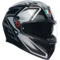 Produktbild: AGV K3 Compound Helm, schwarz-grau, Größe XS für Männer