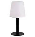 Produktbild: Spetebo Solar LED Garten Tischlampe - 31 x 15 cm - Outdoor Leuchte warm weiß - Tisch Lampe Balkon Terrasse Deko Beleuchtung für Außen kabellos