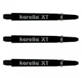 Produktbild: Karella Dartscheibe Karella Shaft Set XT medium schwarz für Darts., (Set, Karella XT medium schwarz), Hochwertige Polycarbonat-Mischung