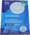 Produktbild: Faltmaske FFP2 nach EN 149, weiß, 1 Stück | Packung (1 Stück)