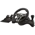 Produktbild: READY 2 GAMING HURRICANE WHEEL PRO Lenkrad mit Pedalen Nintendo Switch Schwarz