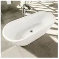 Produktbild: Riho Inspire freistehende Badewanne B091001005 160 x 75 cm, weiß, ohne Füllfunktion, Oval