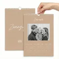 Produktbild: heaven+paper® Fotokalender 2026 zum selbstgestalten | Bastelkalender 2026 A4 aus extra dickem 250 g/m² Karton | Wandkalender 2026 Made in Germany