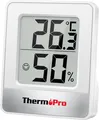 Produktbild: ThermoPro TP49 digitales Mini Thermohygrometer Thermometer Luftfeuchtigkeit