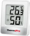 Produktbild: ThermoPro TP49 digitales Mini Thermohygrometer Thermometer Luftfeuchtigkeit