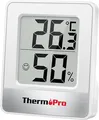 Produktbild: ThermoPro TP49 digitales Mini Thermo-Hygrometer Thermometer Hygrometer, weiß