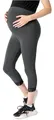 Produktbild: Be Mammy 3/4 Umstandsleggings aus Viskose BE20-161 (Dunkelmelange, S)
