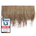 Produktbild: 1x Palmdach 148 x 80 cm Palmpaneele Palmschindel Natur Dachschindel Reetdach Strohdach 100% nachhaltiges Naturmaterial Wetterfest Regenfest Langlebig