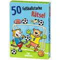 Produktbild: Magni 9846 50 fussballstarke Rätsel, lustiges Rätselspiel rund, Rätselspass für kleine Fussballfreunde (Deutsch) (9846)