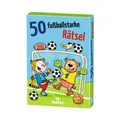Produktbild: moses. 50 fußballstarke Rätsel, lustiges Rätselspiel rund um Fußball, Rätselspaß für kleine Fußballfreunde ab 6 Jahren, Suchbilder, Labyrinthe und Wortspiele zum Thema Fußball