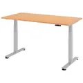 Produktbild: Hammerbacher-Sitz-Steh-Schreibtisch el.160x80cm Buche-VXDSM16/6/S