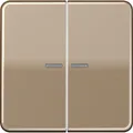 Produktbild: JUNG Wippe 2t Schalter CD brz glz Lichtausl CD102KO5GB (CD102KO5GB)