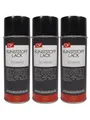 Produktbild: KUNSTSTOFFLACK SPRAY Schwarz 3x 400ml  Kunststoff Farbe  Stoßstangenlack schwarz