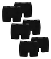 Produktbild: PUMA 6 er Pack Boxer Boxershorts Men Herren Unterhose Pant Unterwäsche, Farbe:230 - Black/Black, Bekleidungsgröße:XXL