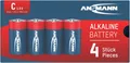 Produktbild: Ansmann Batterie Baby C LR14 Alkaline 1,5V 4er Set langanhaltend Red Line