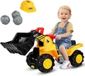 Produktbild: COSTWAY Sitzbagger Kinderbagger Bagger Spielzeug Schaufelbagger Sandbagger Rutschbagger